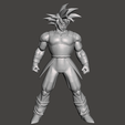 1.png Bardock standing pose 3D Model