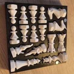 WA Archivo STL estuche para figuras de ajedrez de fantasía steampunk・Plan de impresión en 3D para descargar, jakimdangel