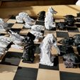 P1030433S.JPG Skull Tanks Chess Set