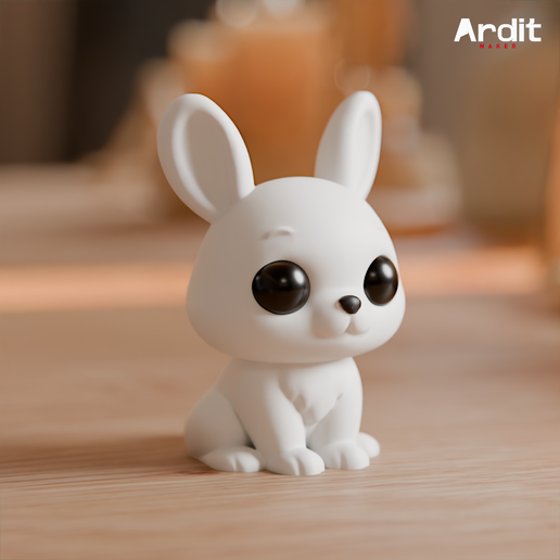 🐇 Cute Bunny・ STL File for 3D printing・Cults