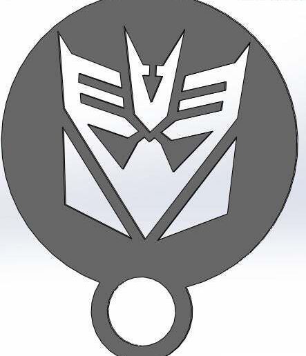 decepticon logo stencil