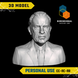 Richard-Nixon-Personal.png 3D Model of Richard Nixon - High-Quality STL File for 3D Printing (PERSONAL USE)