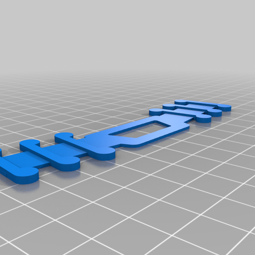 Surgical Mask Strap Remix Short 3D model