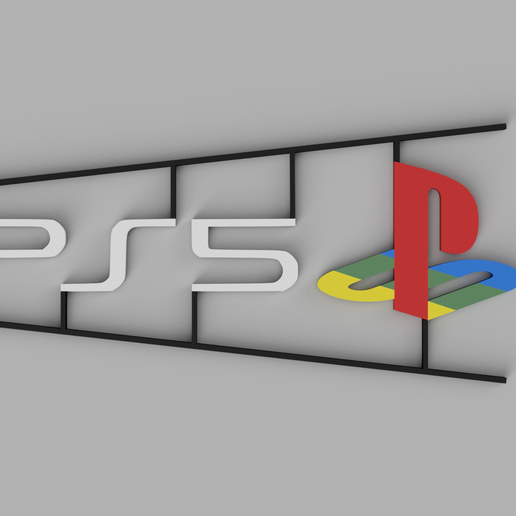 Front Cover Horizontal Mulitcolor for PS5 Slim