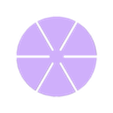 6 parts.stl patterns for cutting slices of pies & cakes