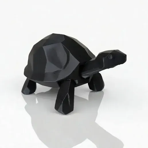 low-poly-turtle-5.webp Geometric Tortoise Sculpture – Modern Polygonal Design