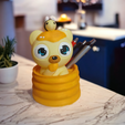 photo.png Honey Bear Pencil Holder ( No Support )