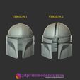 The Mandalorian Helmet_10.jpg The Mandalorian Helmet - Star Wars - 3D Printing Model