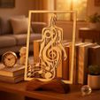 9.jpg Music Studio Room Bundle 3D Print and Laser Files Wall Art Decor