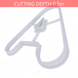 Letter_A~6.75in-cookiecutter-only2.png Letter A Cookie Cutter 6.75in / 17.1cm