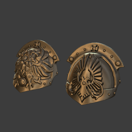 Custodian Shoulderpads 3D model