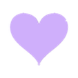 HeartPartFond.stl Heart lightbox