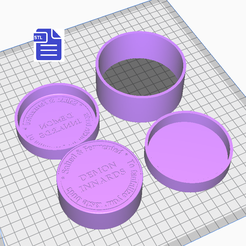 STL00623-2.png Datei 3D 3pc Dämonen Innereien Badebombenform - Zaubertrank Label・Modell für 3D-Druck zum herunterladen