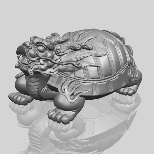 01_TDA0333_Dragon_TortoiseA00-1.png Télécharger le fichier gratuit Tortue dragon • Objet imprimable en 3D, GeorgesNikkei