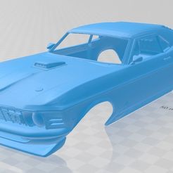 foto 1.jpg Fichier STL Mustang Mach 1 Voiture carrosserie imprimable・Design pour impression 3D à télécharger