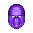 led mask.obj Grinch Mask face shell with led eyes