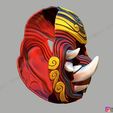 06.jpg Japanese Lion Mask - Devil Mask - Hannya Mask - Halloween cosplay