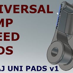 UNIVERSAL 3 a i JUMP cli SPEED . PADS =) Fi = (J 0 Se YASAJ UNI PADS v1— Free STL file UNIVERSAL Power Pads for JUMP and SPEED・3D printable model to download