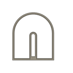 arch1.png Descargar archivo STL Cortador de arcilla polimérica - Arco • Diseño imprimible en 3D, UneTasseDeSoleil