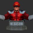 01.jpg M Bison bust 3D print model