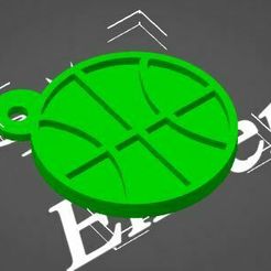 Basketball-obr.jpg STL file BasketBall keychain・3D printer design to download