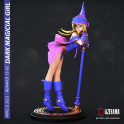 DMG_01Front_Web.jpg Archivo 3D Dark Magician Girl STL LISTO PARA IMPRESIÓN 3D・Modelo para descargar y imprimir en 3D