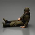 3DG10006.jpg 3D file A soldier who fell after a strong battle and is waiting for help・3D print design to download