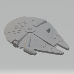 1.png Archivo STL gratis falcon low poly・Plan de la impresora 3D para descargar, ModelRS_3d