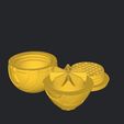 Captura-de-Pantalla-2023-05-28-a-las-13.21.31.jpg STL file NUKE GRINDER GRINDERKING 3D 72X72X88 MM 3 PIECES WITH THREAD AND RESERVOIR・3D printer design to download
