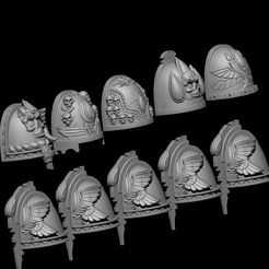6qi8Vkjoy2A.jpg Fichier STL Serafim Blood PADS FOR SPACE TROOPERS anges・Modèle à télécharger et à imprimer en 3D