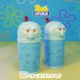 15.jpg SPONGE BOB SPONGE MILKSHAKE CUP X4