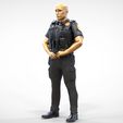 P1.3.jpg N1 American Police Officer Miniature Updated Pose 3D print model