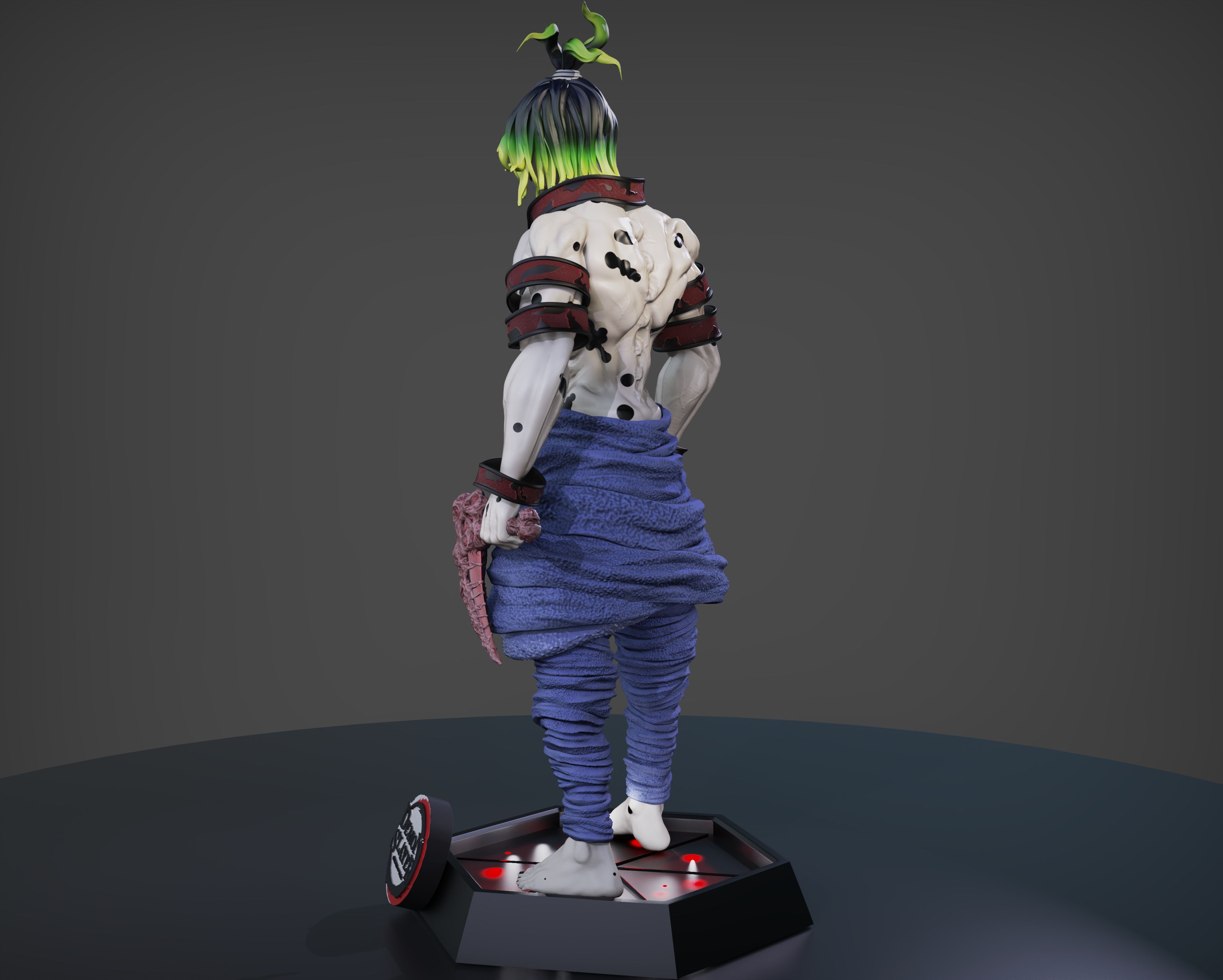 3D File Demon Slayer Gyutaro Shabana 3D Print Model 3D Printer Model 3D File Demon Slayer Gyutaro Shabana 3D Print Model 3D Printer Model