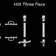Hilt-Three-Piece.jpg Arya Stark s Needle 3D PRINT MODEL