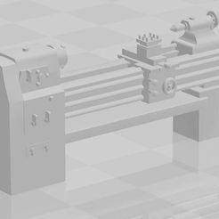 Long-Lathe-1.jpg STL-Datei Langdrehbank・3D-druckbares Design zum Herunterladen