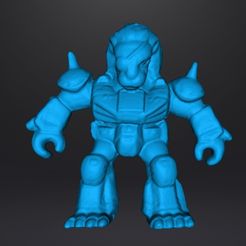 battlebeastlion4.jpg Archivo STL BattleBeasts León 1987 pvc figura miniatura juguete・Plan imprimible en 3D para descargar