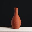 textured-bulb-vase-for-vase-mode-stl-by-slimprint.jpg Texturierte Vase 3D Modell für Vase Modus | Slimprint