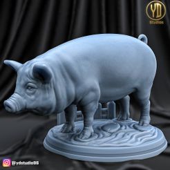 pig1.jpg Archivo STL gratis CERDO・Objeto para impresora 3D para descargar