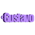 gustavo.stl PACK OF NAME KEY RINGS (100 NAMES) VOLUME 2