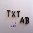 IMG_7403.jpg TXT uppercase 3D letters STL file