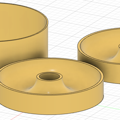 Снимок-экрана-106.png STL file Bath bomb mold DONUT・3D printer design to download