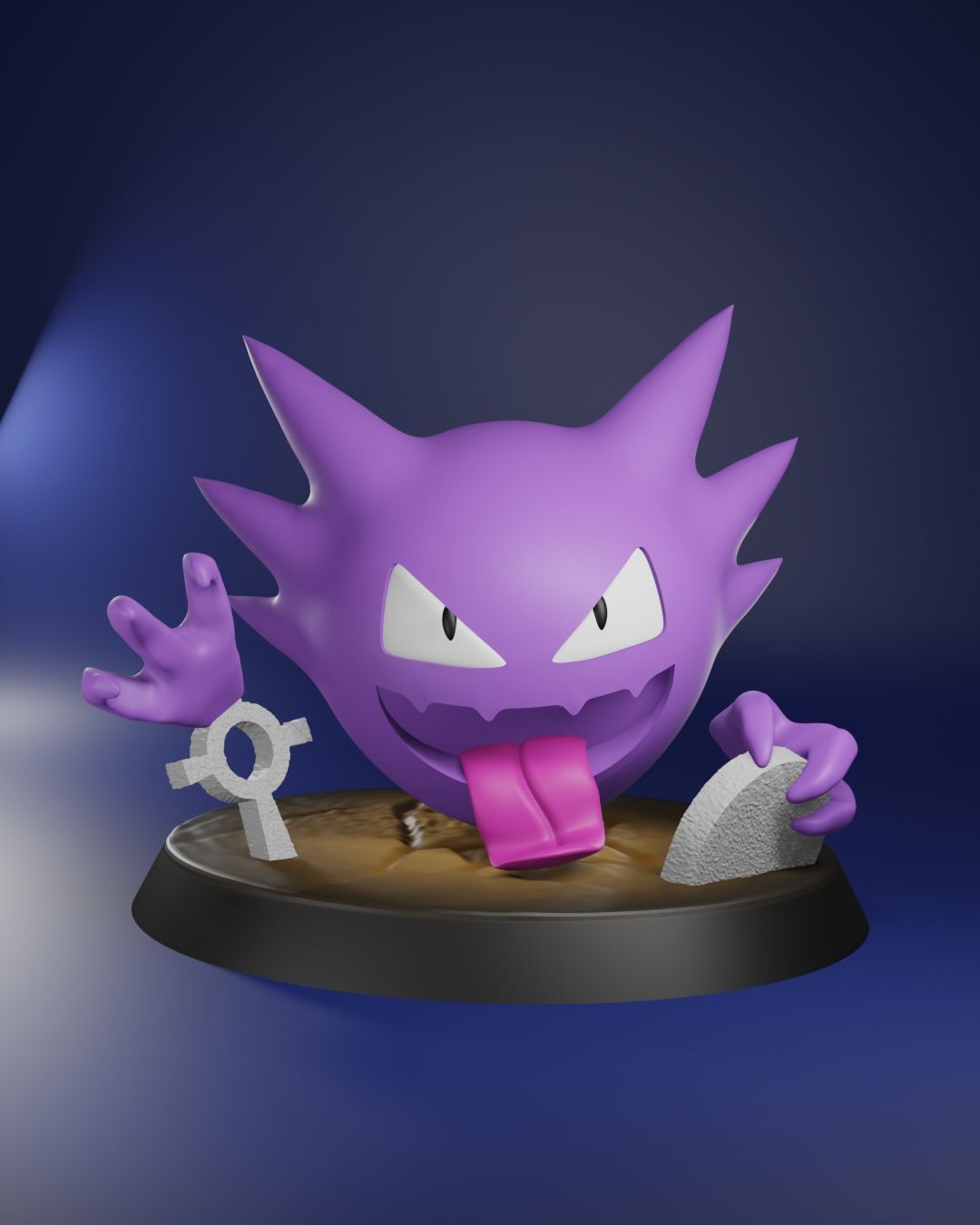 STL file HAUNTER - POKEMON・Design to download and 3D print・Cults