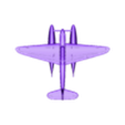 Latécoère 298 B_without propeller blades.stl Латекер 298
