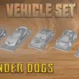 VehicleSet-Under Dogs.jpg Post Apocalyptic - Underdoggs Team Set