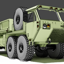 Preview04.png STL file M997 Hemtt Oshkosh truck 3D print model・3D printable model to download
