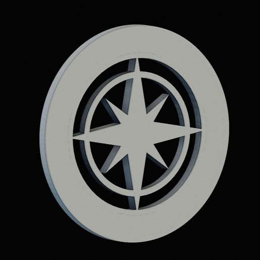 Classic Compass Pendant