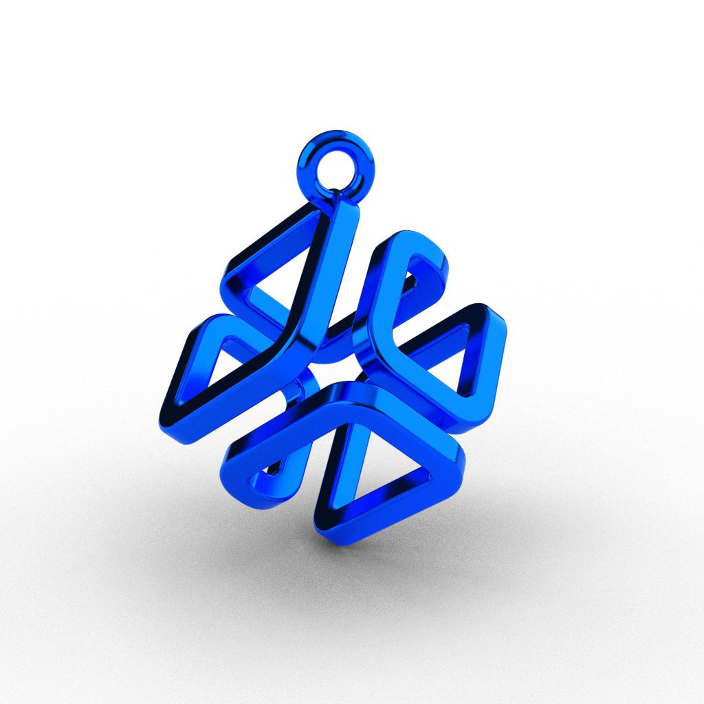 1one-line-cube2-earring-pendant.jpg Archivo STL escultura cúbica de una línea + pendiente/colgante・Diseño de impresión en 3D para descargar, syzguru11