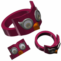 Screen_Shot_2015-05-21_at_23.12.58.png Free STL file Owl ring・3D printable object to download