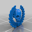 Laurel_crown_with_skull.png Space Mairine Veteran Iconography