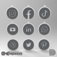 Llaveros-redes.png SOCIAL NETWORKS KEYCHAIN PACK